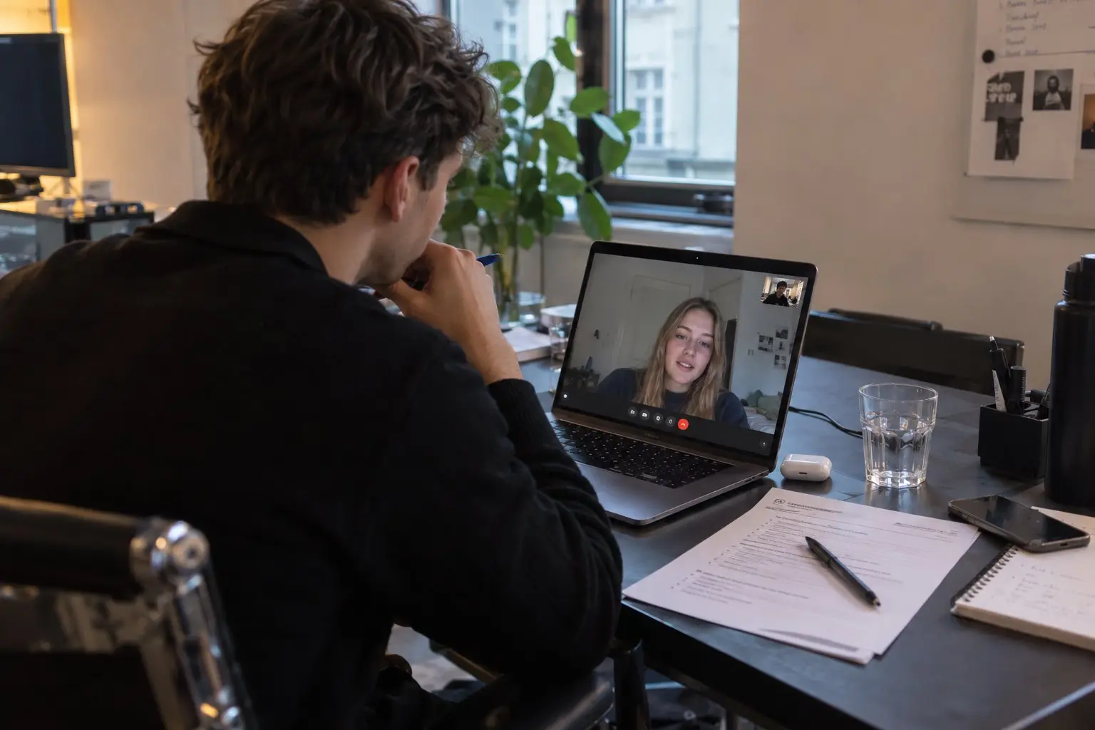 Kennenlerngespräch per Videocall mit einer Bewerberin – bei StaffConnect wird jede neue Eventkraft vorher gesprochen
