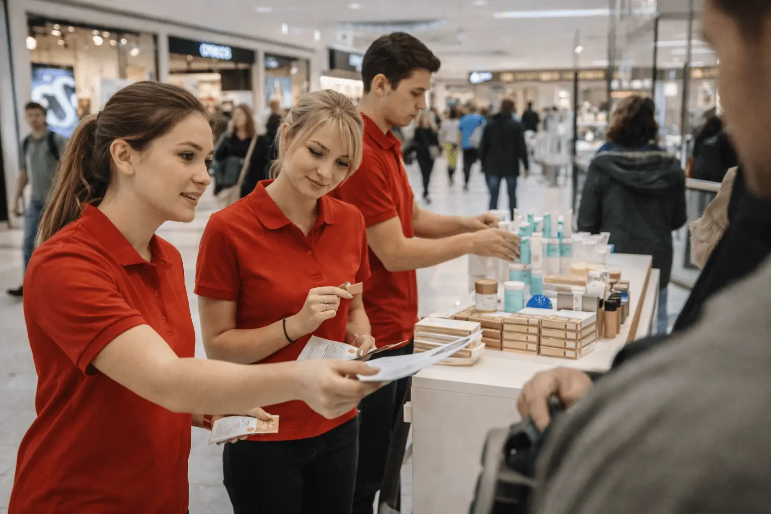 Promotionteam im Einsatz in Berlin