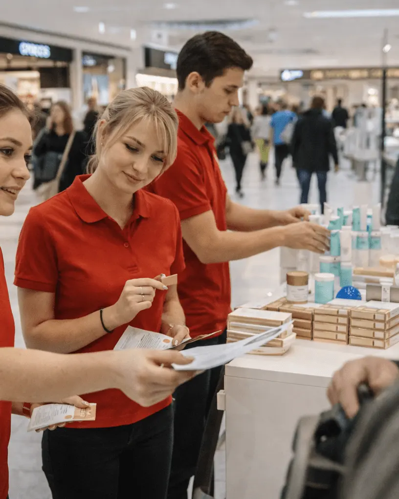 Promotionteam im Einsatz in Berlin
